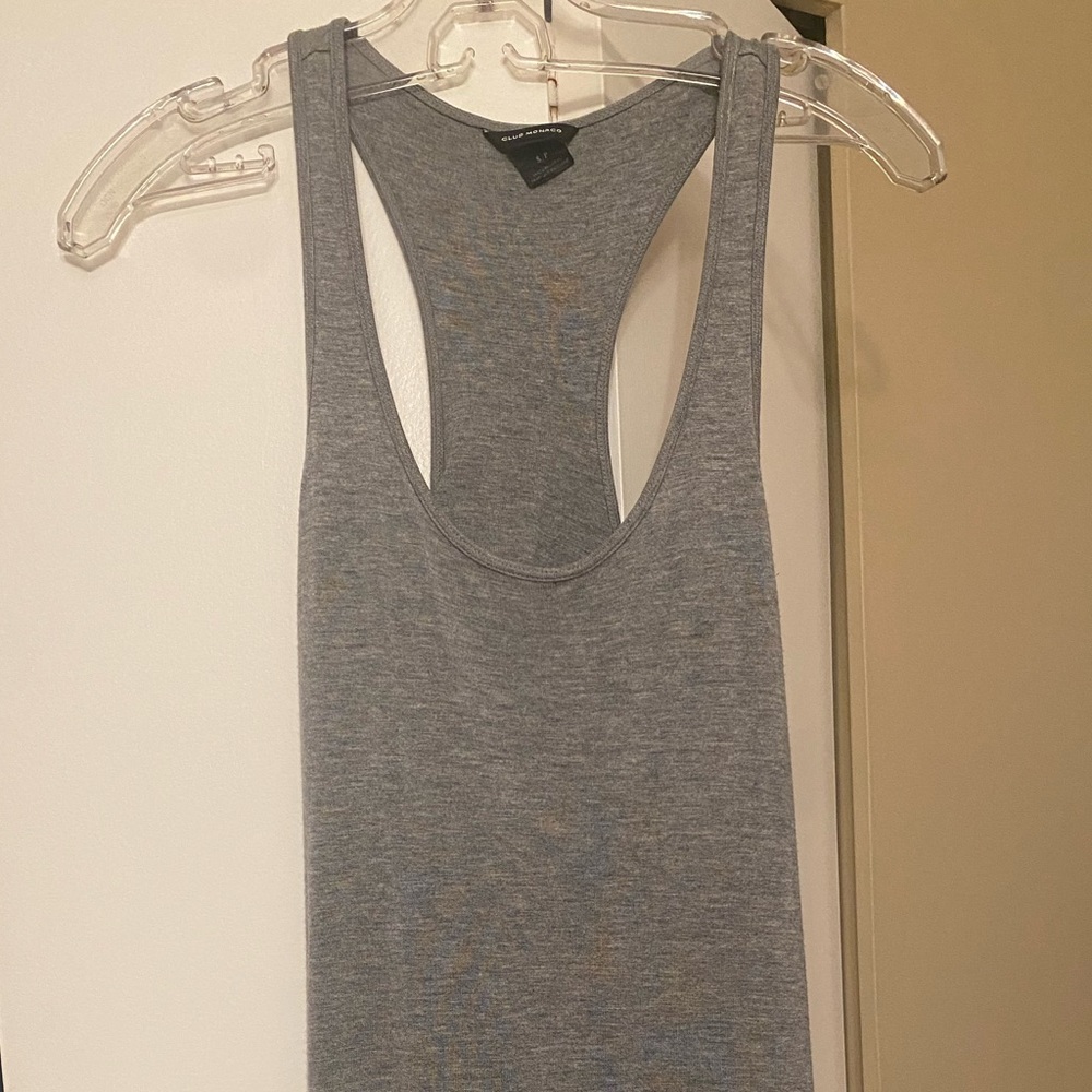 Club Monaco racer back maxi dress